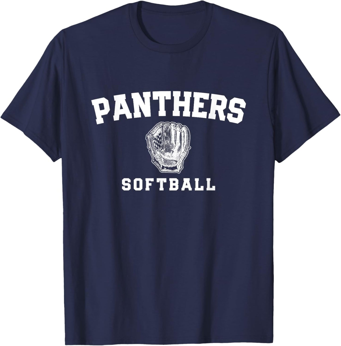 Panthers Cabot Softball Mitt HS T-Shirt - T-Shirt | Navy