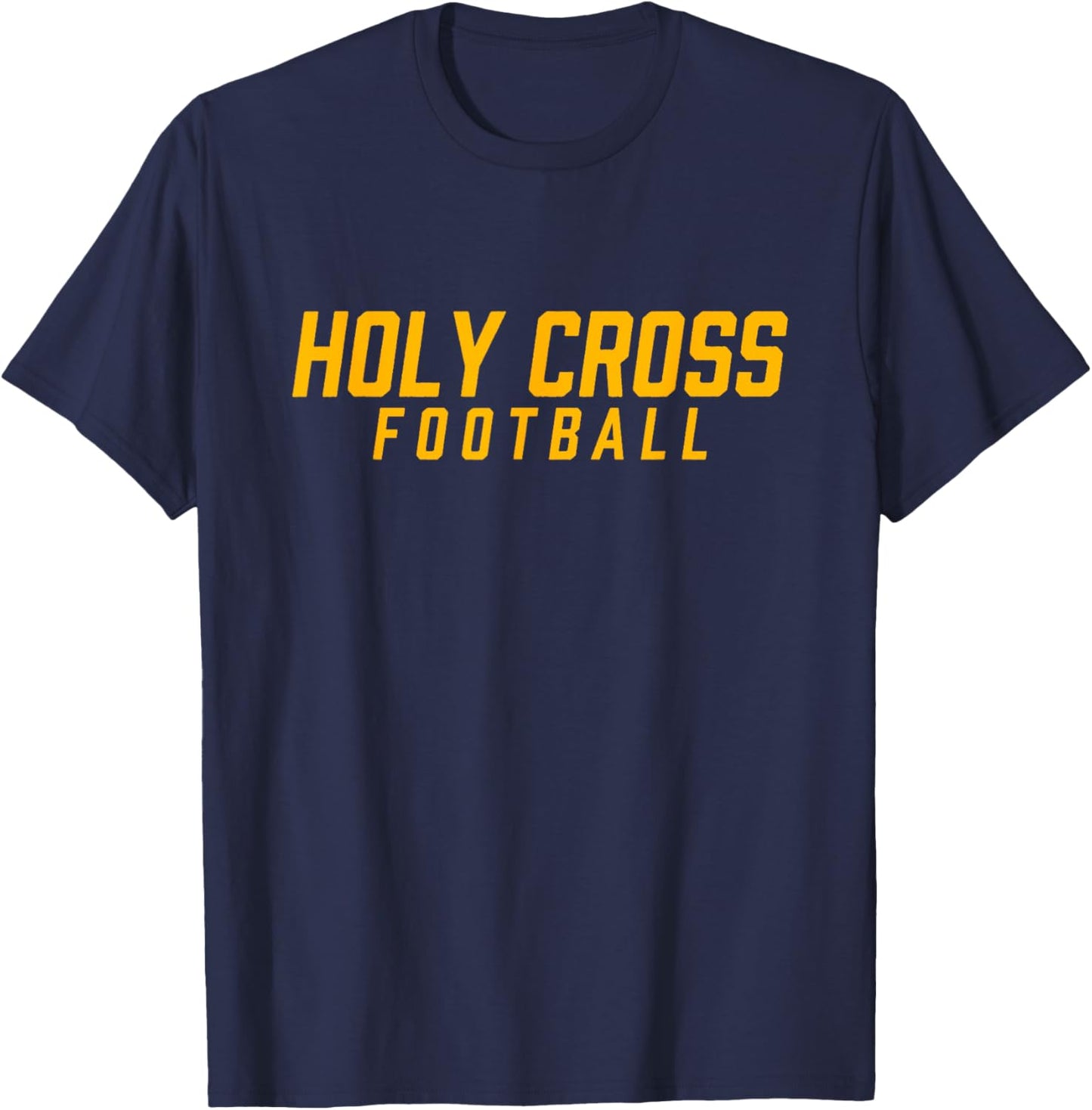 Holy Cross High School Football Team T-Shirt - T-Shirt | Navy
