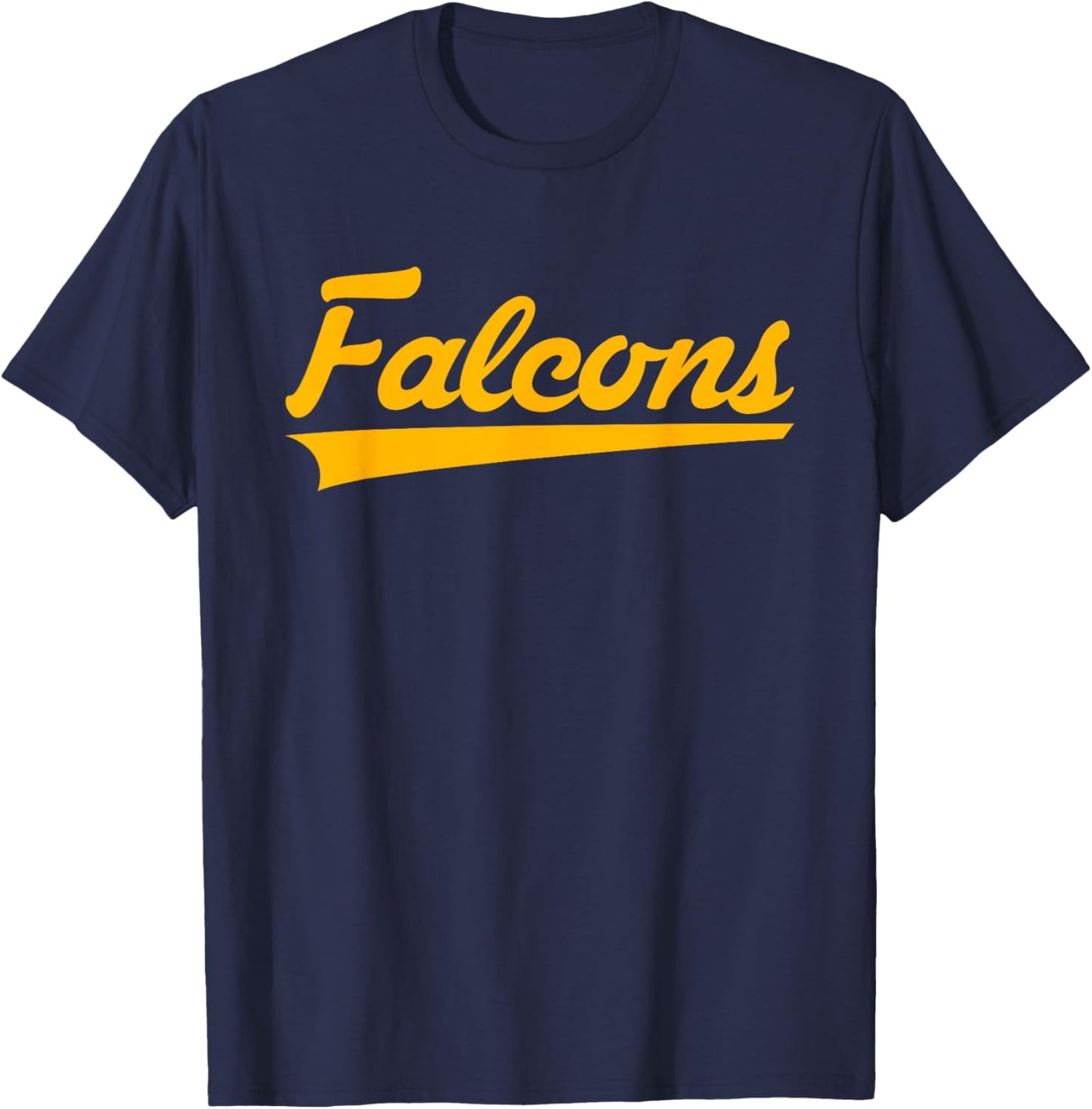 Bishop Fenwick Falcons Vintage Swoosh T-Shirt - T-Shirt | Navy