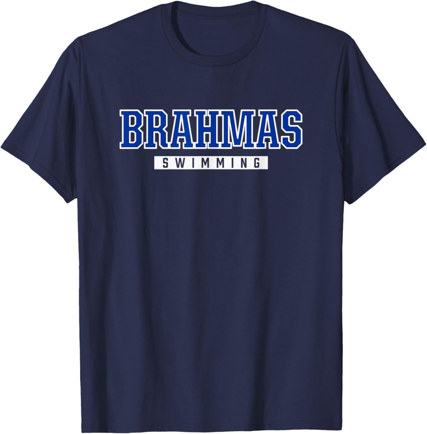 Macarthur Brahmas Swimming T-Shirt - T-Shirt | Navy
