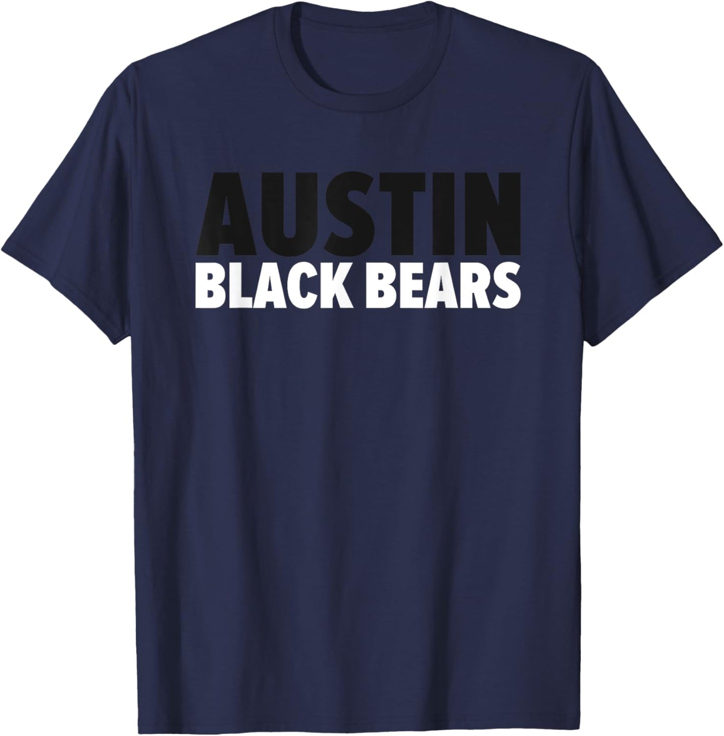Austin Black Bears Bold T-Shirt - T-Shirt | Navy