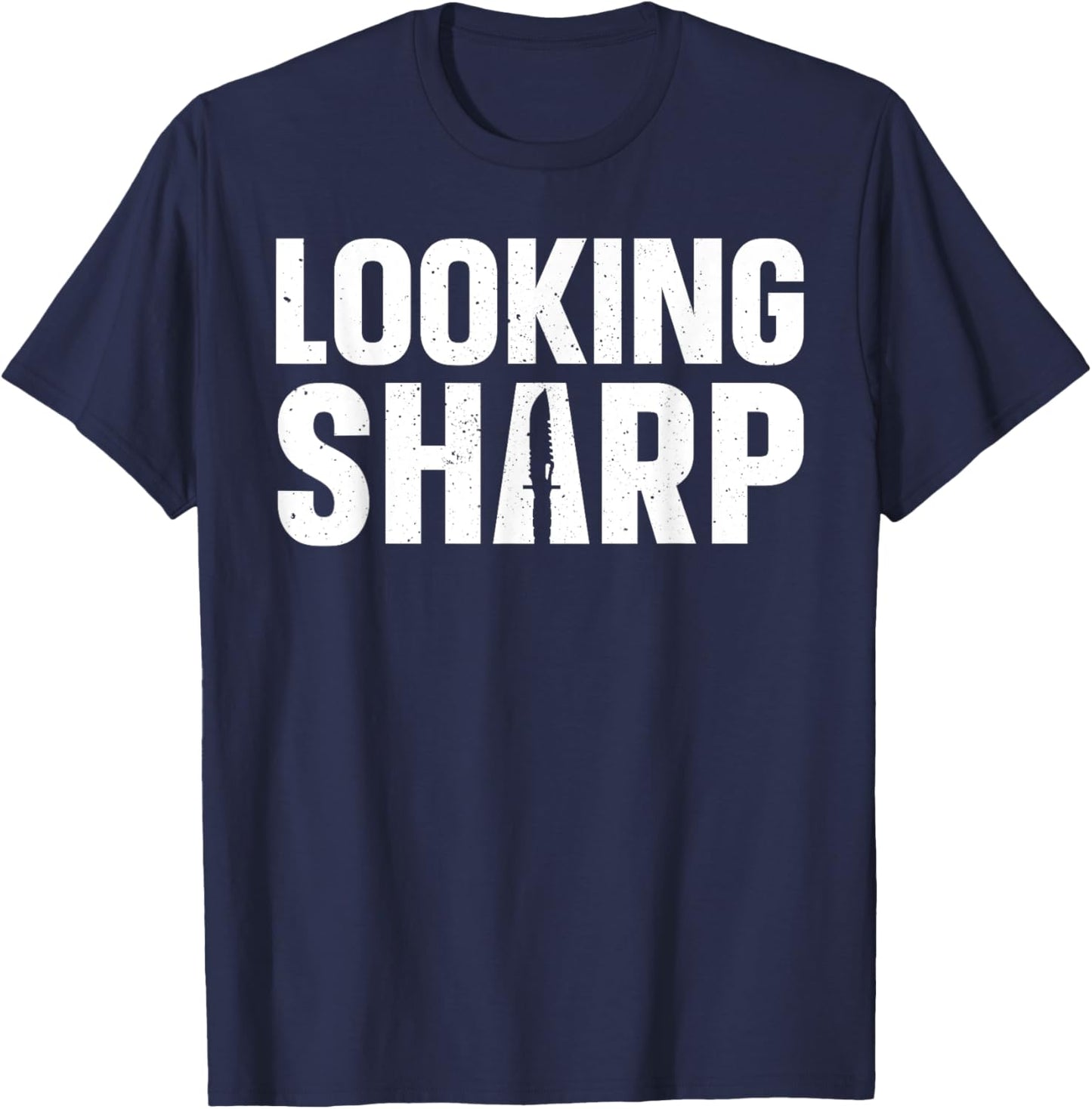 Pocket Knife Art Women Knife Lover Knife Collector T-Shirt - T-Shirt | Navy