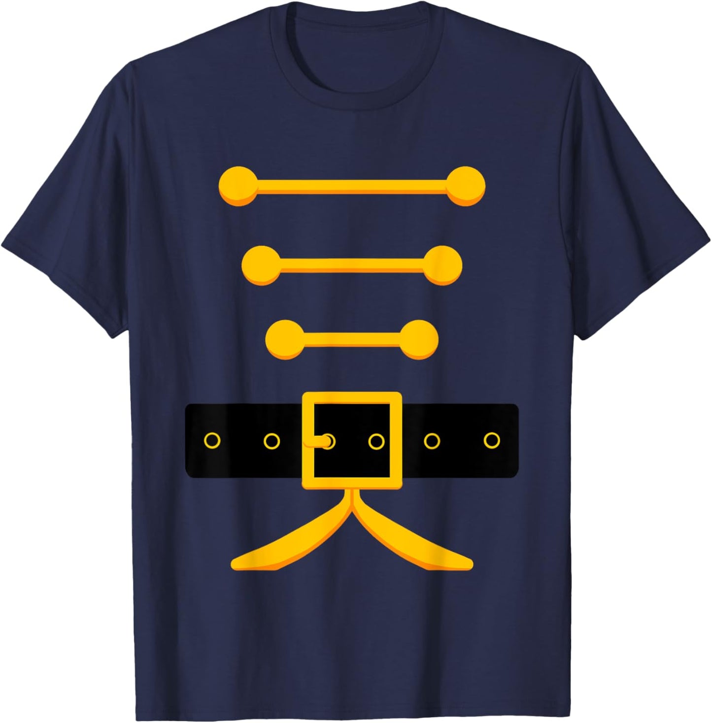 Funny Xmas Nutcracker Costume Uniform Matching Toy Soldier T-Shirt - T-Shirt | Navy