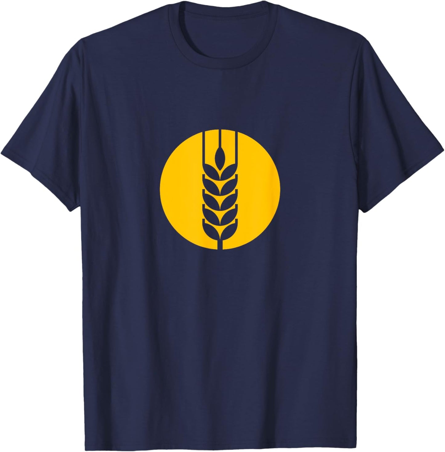 Wheat Harvest Farmer Grain Producer Agriculture T-Shirt - T-Shirt | Navy