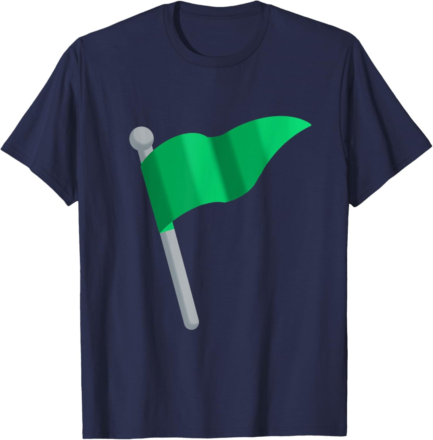 Green Flag T-Shirt - T-Shirt | Navy