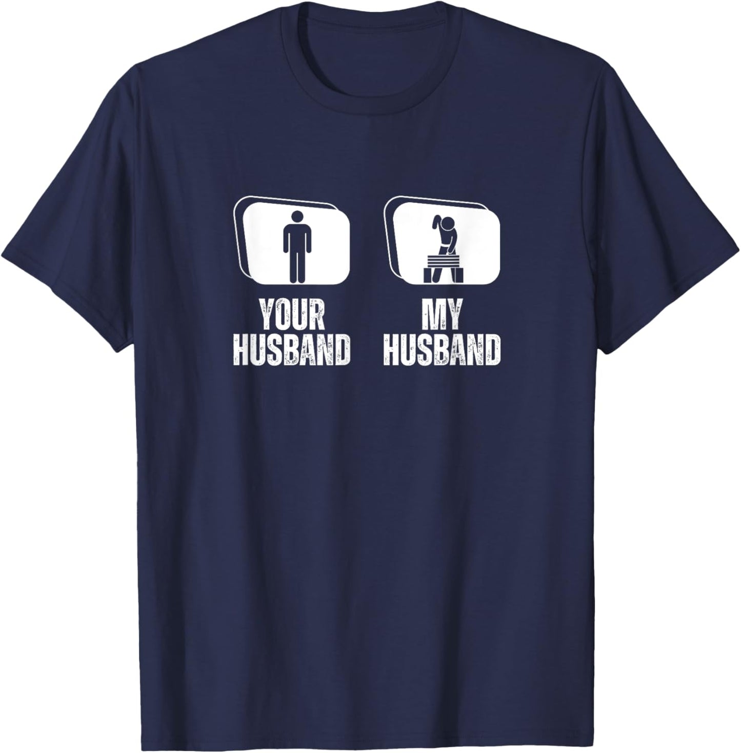 Your Husband My Husband Wife Karate T-Shirt - T-Shirt | Navy