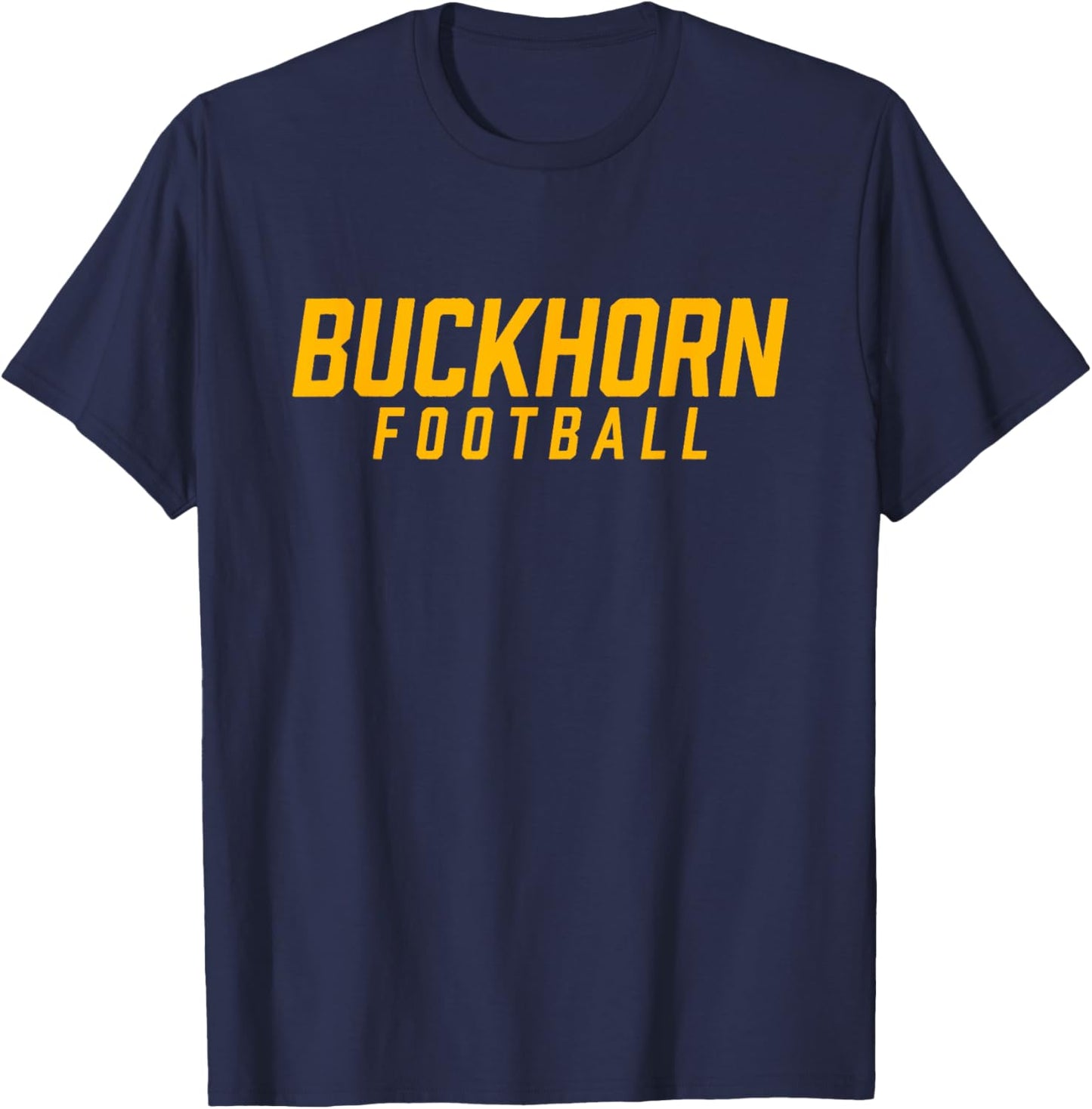 Buckhorn High School Football Team T-Shirt - T-Shirt | Navy
