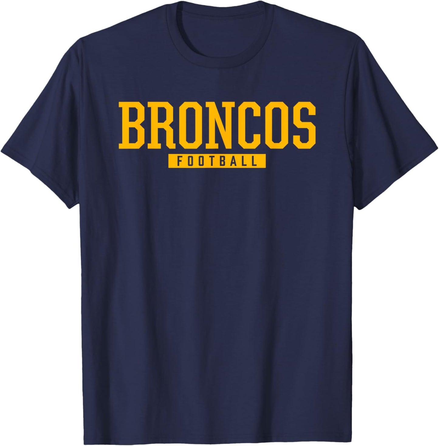 Spring Hill Broncos Football HS T-Shirt - T-Shirt | Navy