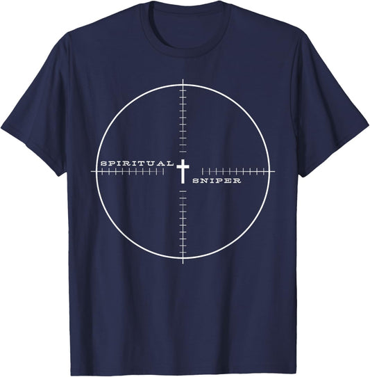 Spiritual Sniper T-Shirt - T-Shirt | Navy