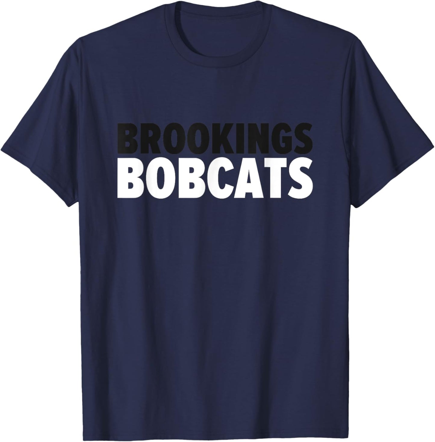 Brookings Bobcats Bold T-Shirt - T-Shirt | Navy