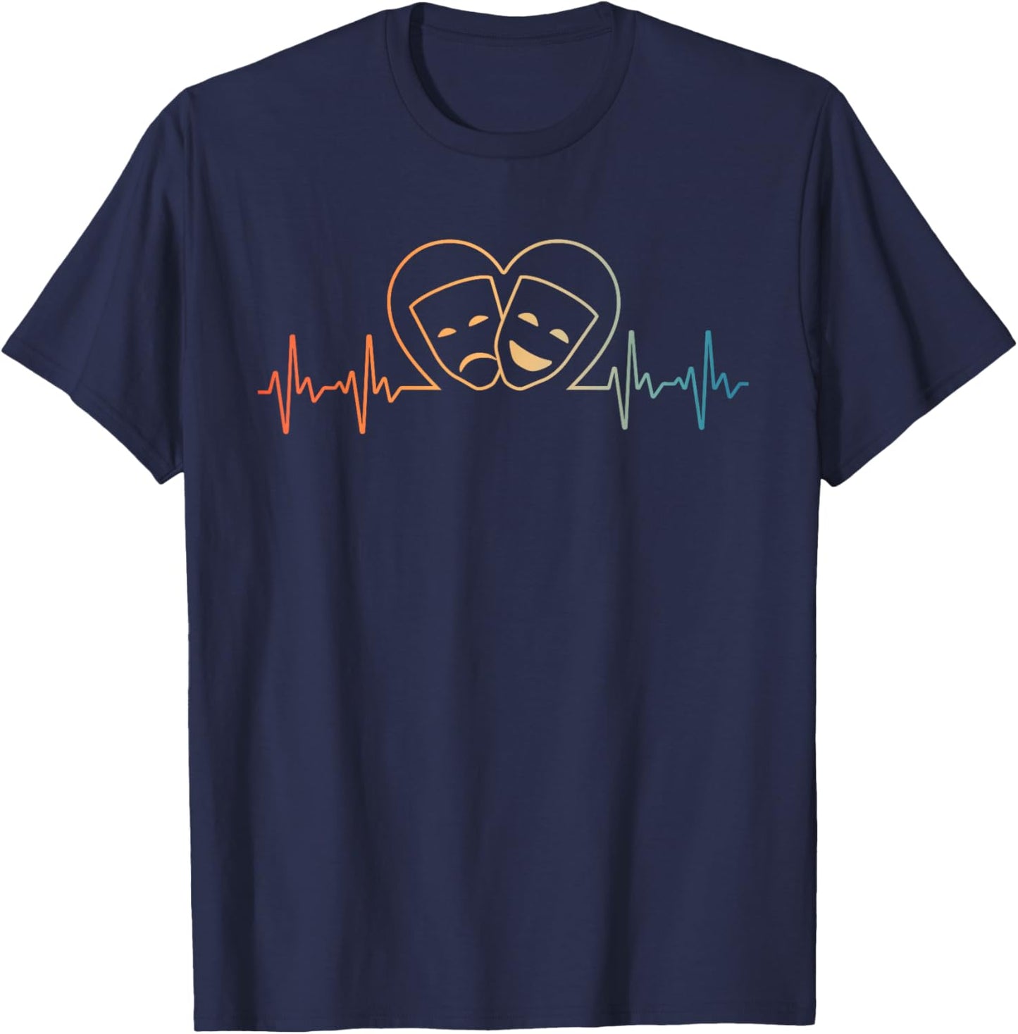 Funny Theater Design Women Drama Musical Theatre T-Shirt - T-Shirt | Navy