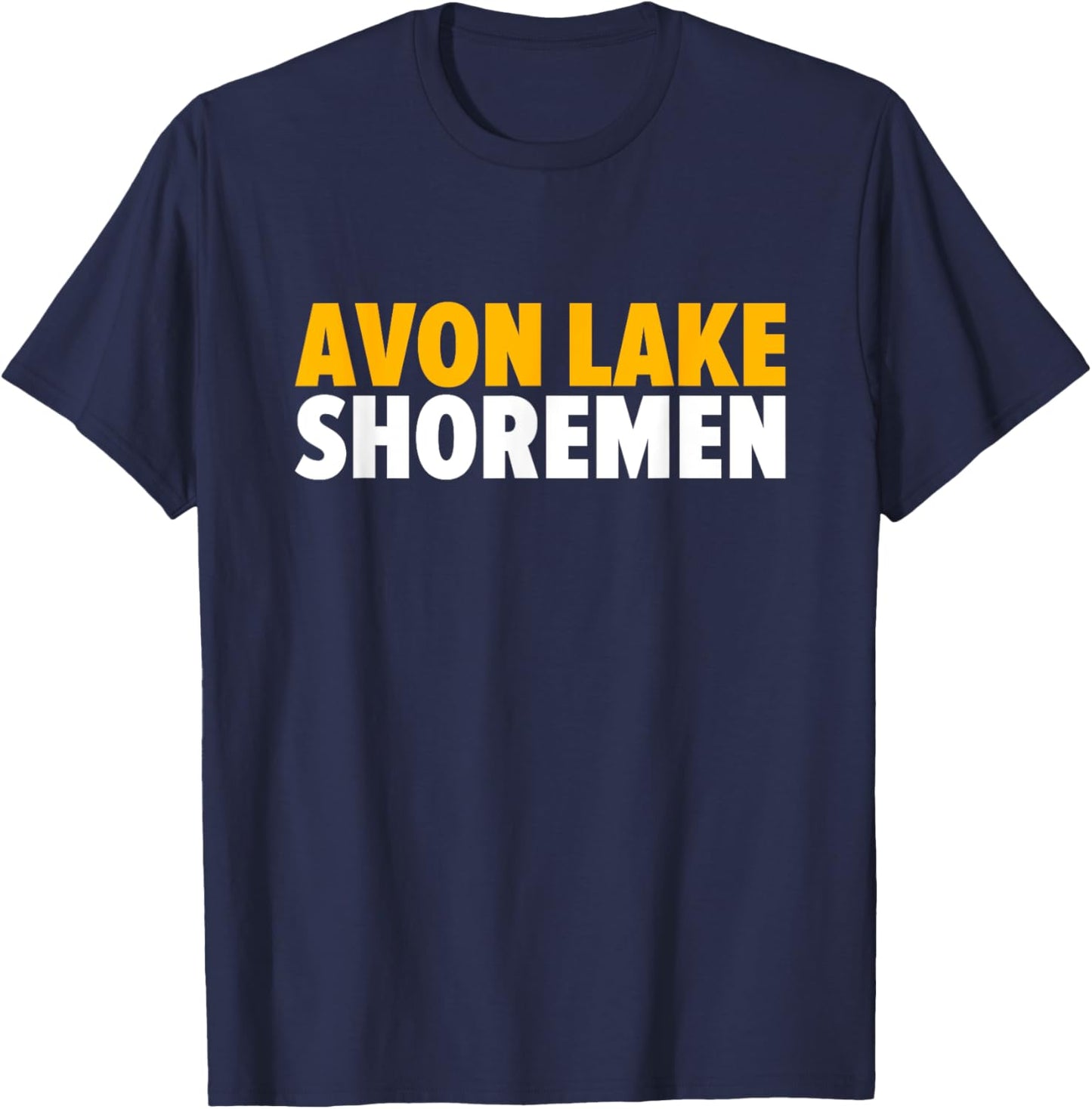 Avon Lake Shoremen Bold T-Shirt - T-Shirt | Navy