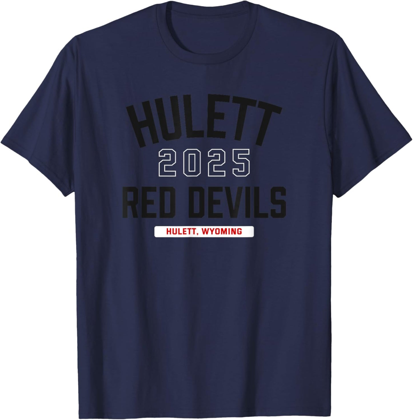 Hulett Red Devils Hulett, Wyoming 2025 T-Shirt - T-Shirt | Navy