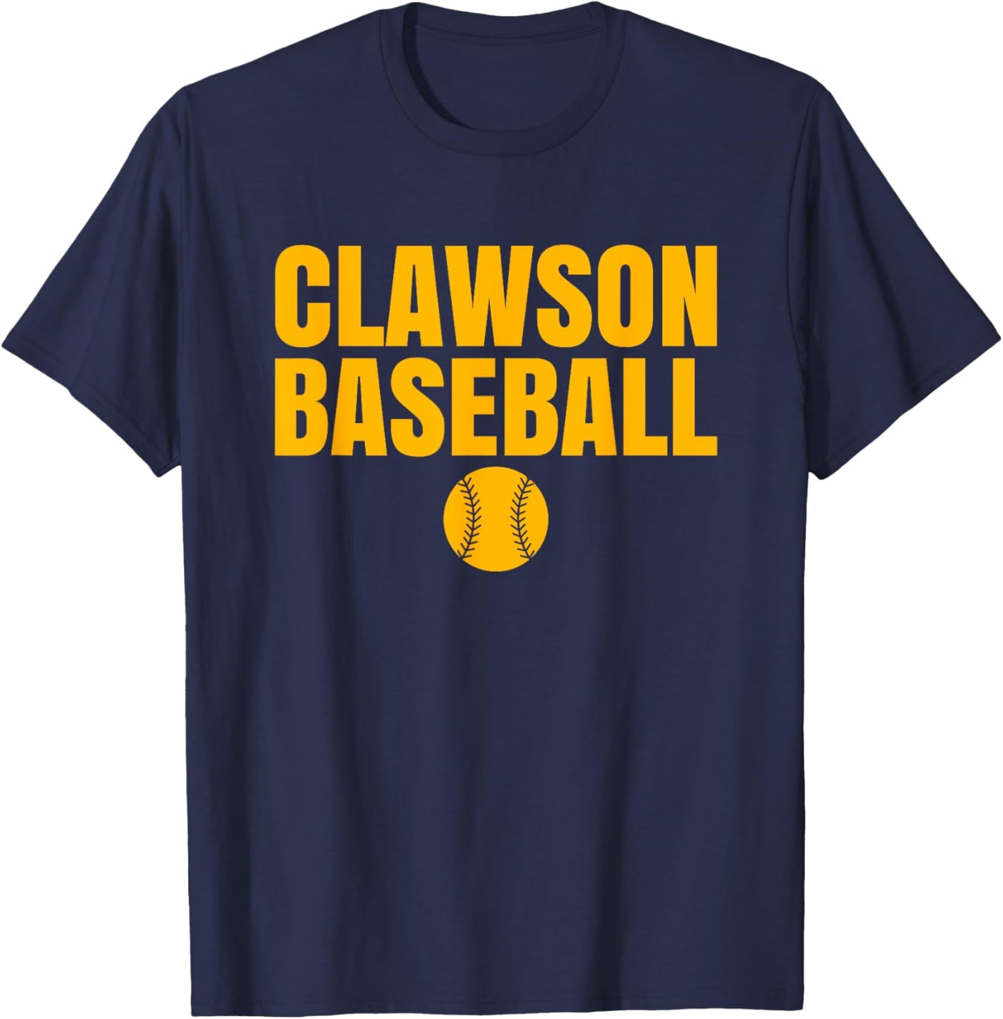 Clawson High School Baseball T-Shirt - T-Shirt | Navy