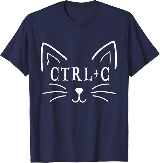 Copy Cat Matching Couples Halloween Costume Women Kids T-Shirt - T-Shirt | Navy