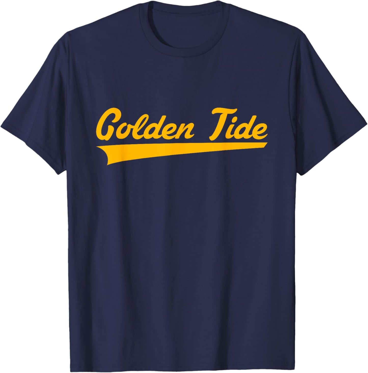 Peabody Golden Tide Vintage Swoosh T-Shirt - T-Shirt | Navy