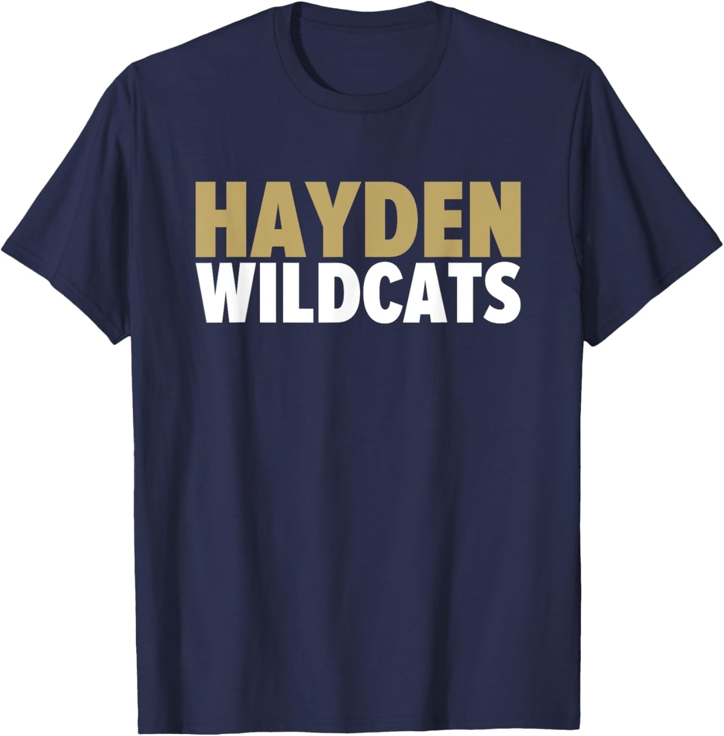 Hayden Wildcats Bold T-Shirt - T-Shirt | Navy