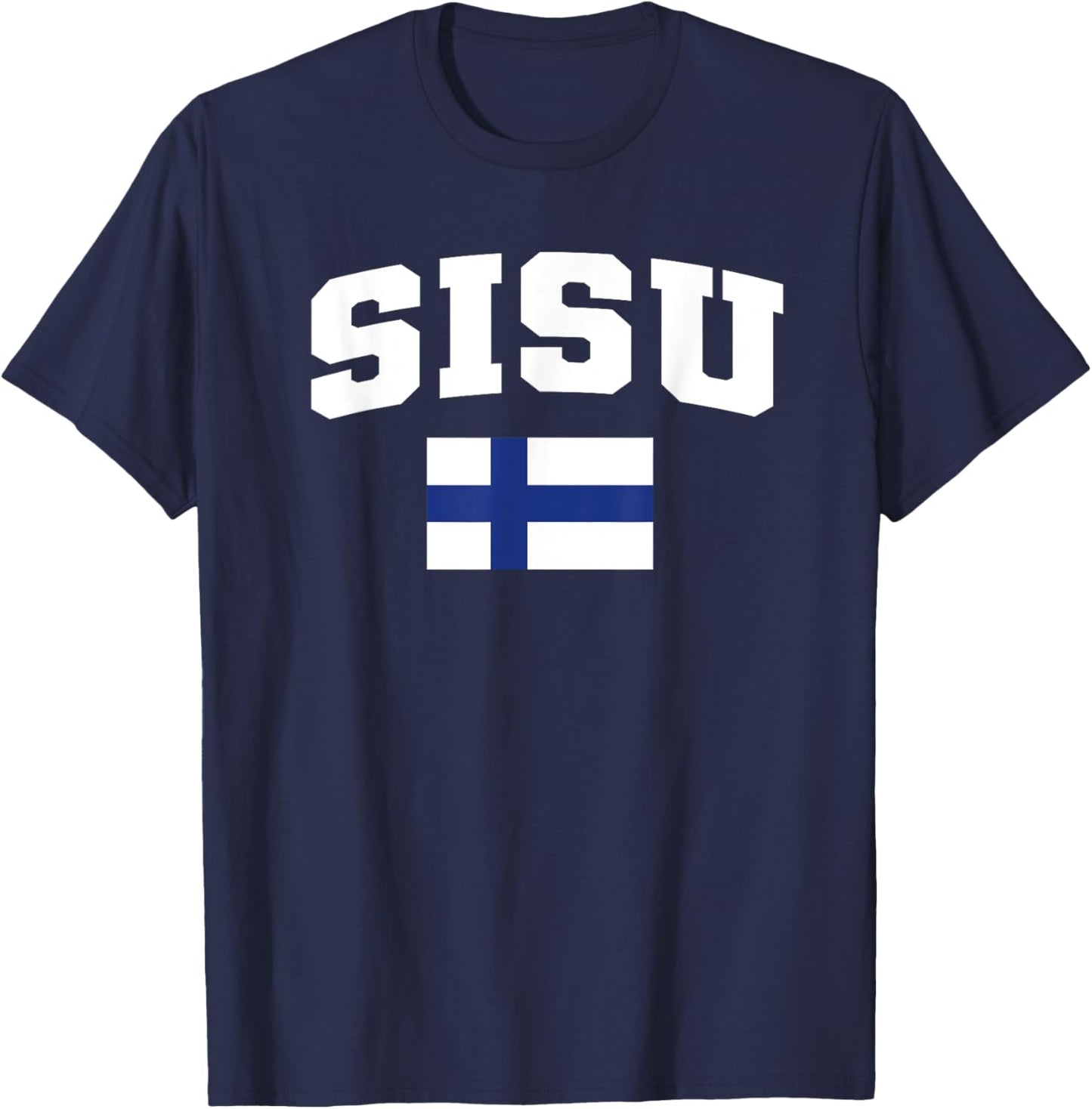 Sisu Finland Flag Finnish Resilience Suomi Pride Finn T-Shirt - T-Shirt | Navy