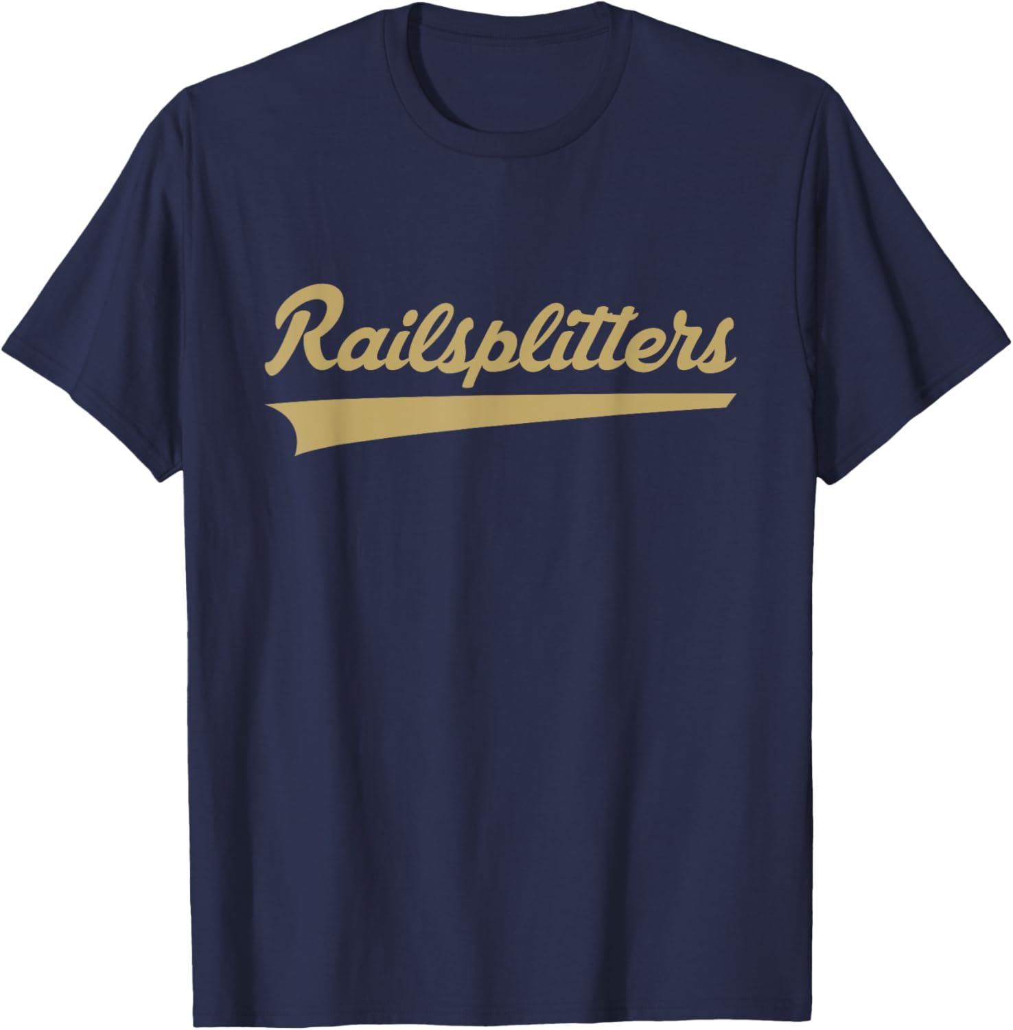 Abraham Lincoln Railsplitters Vintage Swoosh T-Shirt - T-Shirt | Navy