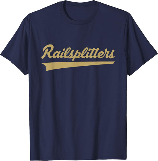 Abraham Lincoln Railsplitters Vintage Swoosh T-Shirt - T-Shirt | Navy