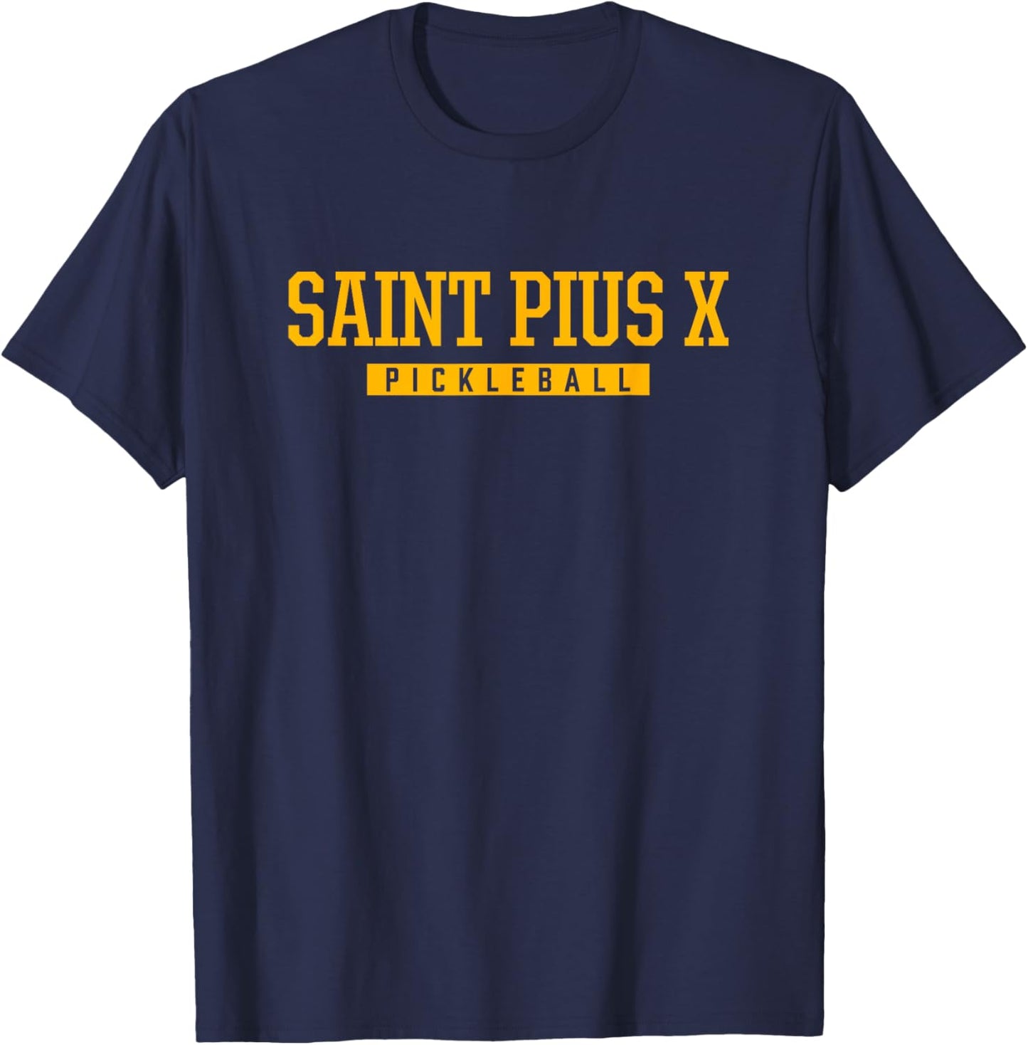 Saint Pius X Sartans Pickleball HS T-Shirt - T-Shirt | Navy