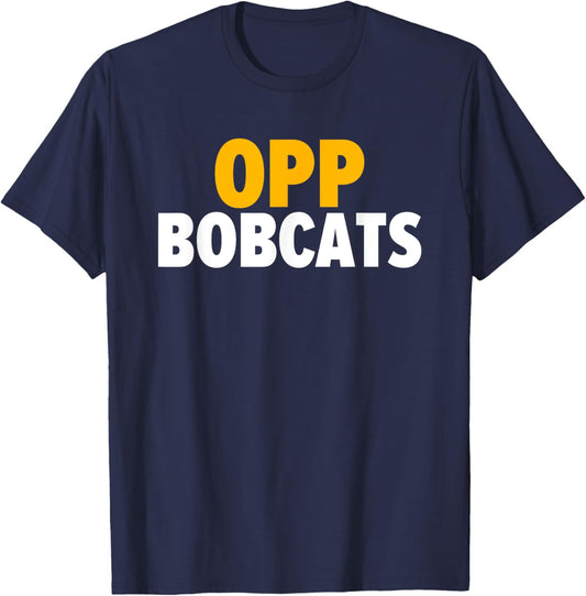Opp Bobcats Bold T-Shirt - T-Shirt | Navy
