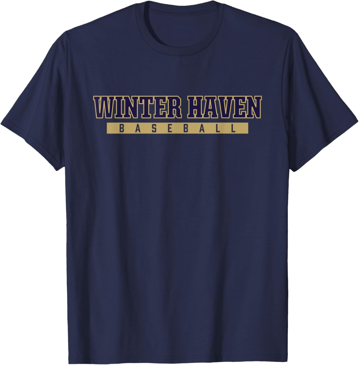 Winter Haven High School Baseball T-Shirt - T-Shirt | Navy