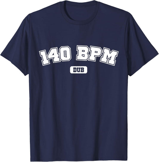 Dubstep Design | Dubstep 140 BPM T-Shirt - T-Shirt | Navy
