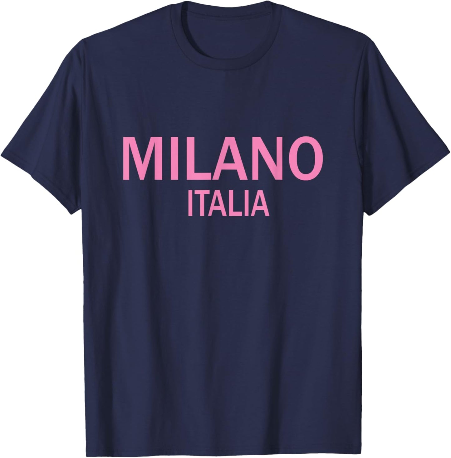 Milano Italia Vintage Italy Italian Souvenir Travel T T-Shirt - T-Shirt | Navy