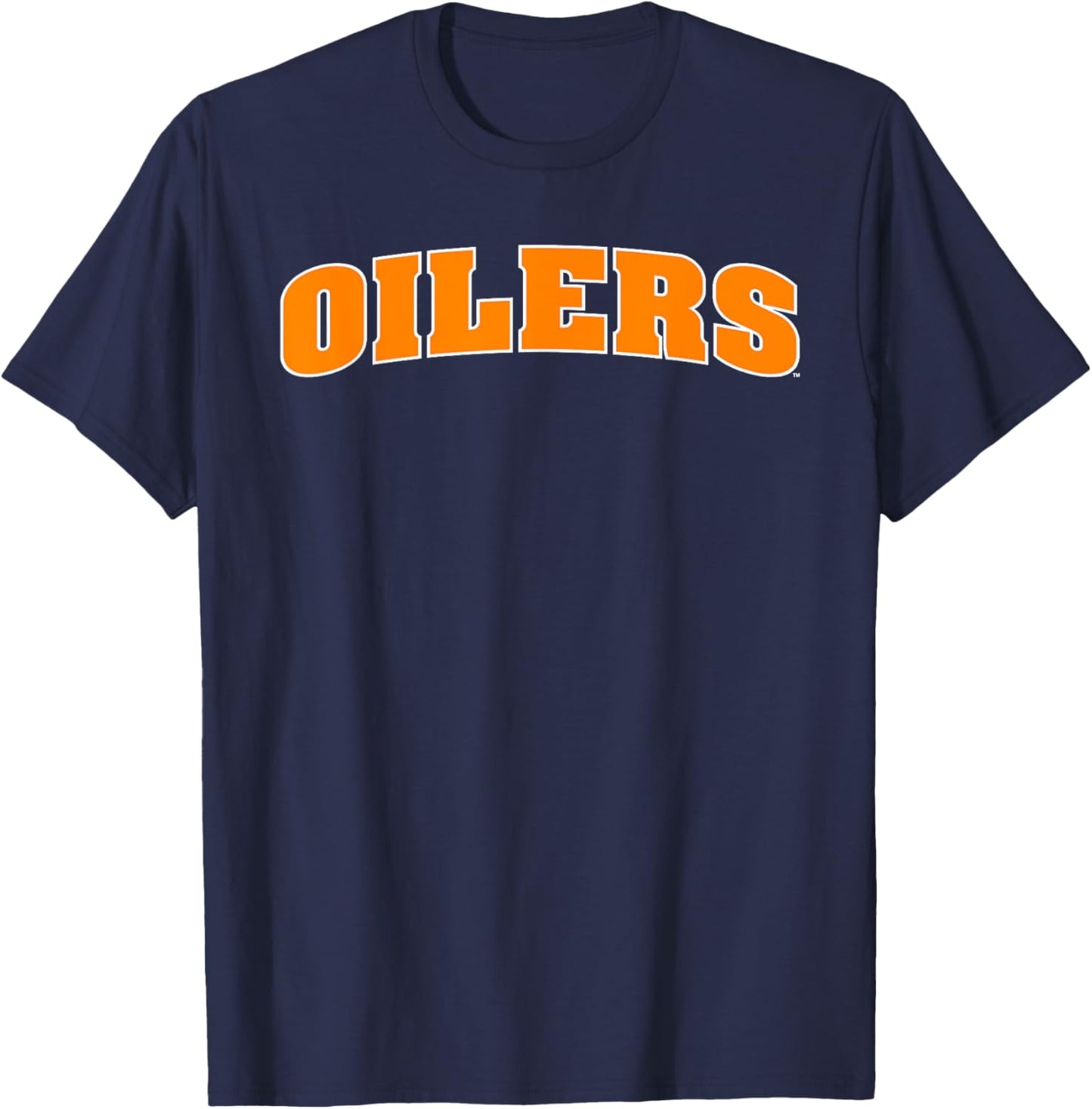 University of Findlay Oilers Block Type Logo T-Shirt - T-Shirt | Navy