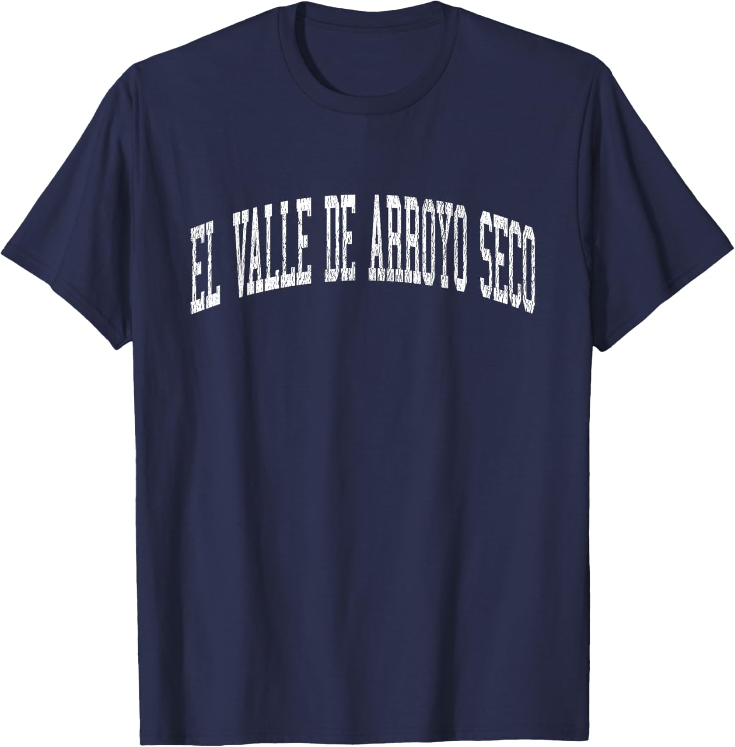 El Valle de Arroyo Seco New Mexico NM Vintage Athletic Sport T-Shirt - T-Shirt | Navy