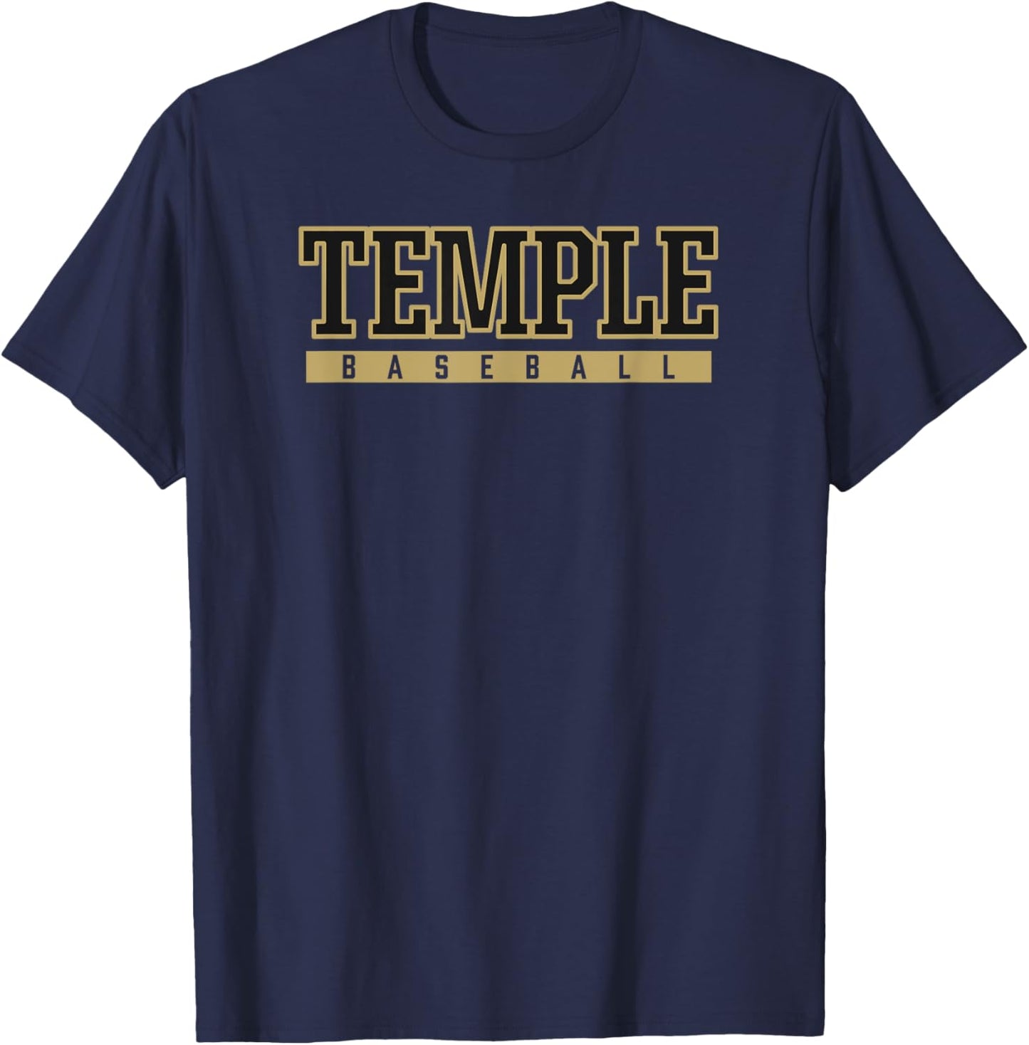 Temple High School Baseball T-Shirt - T-Shirt | Navy
