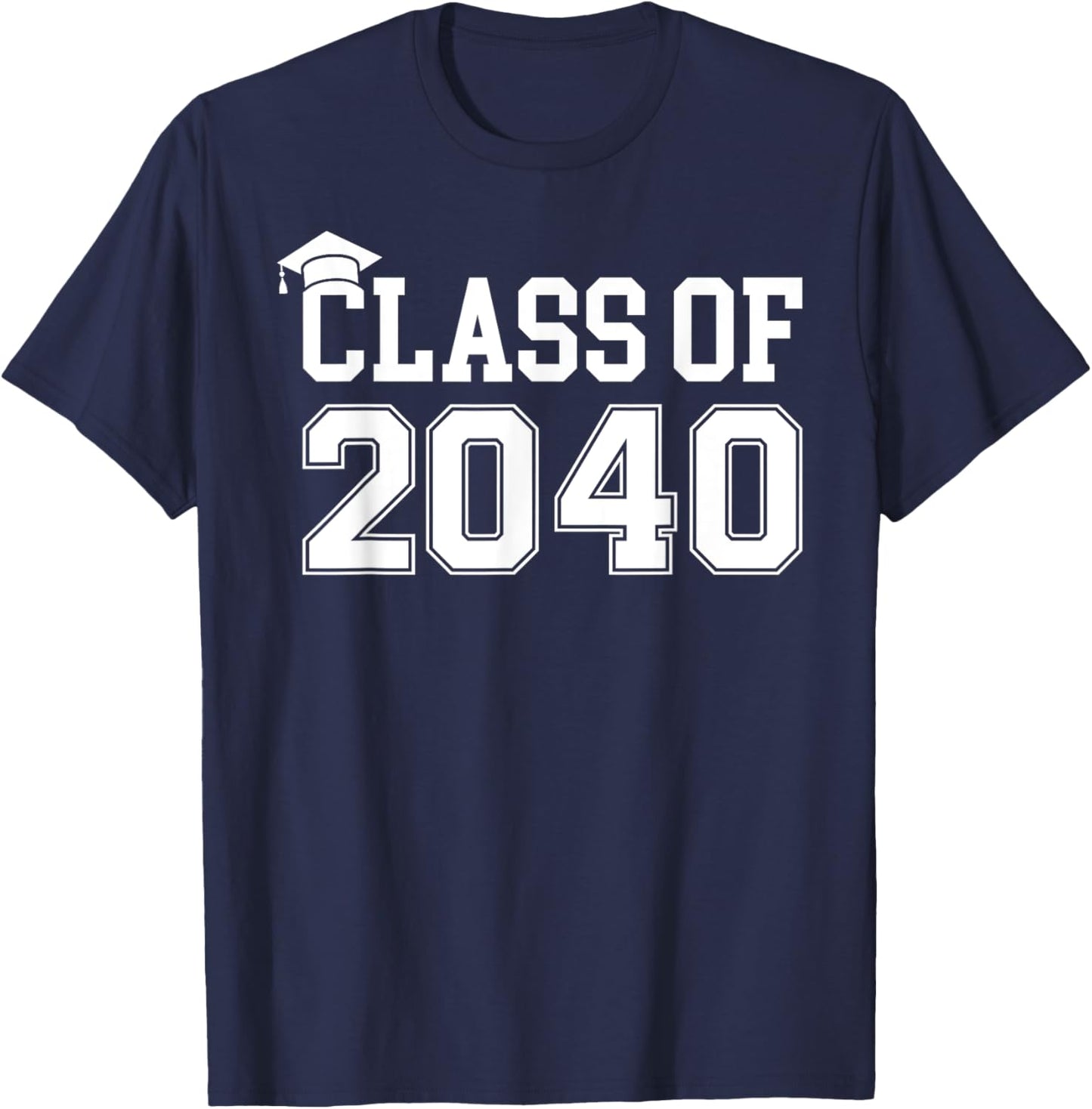 Grow With Me Class Of 2040 Kindergarten Pre-k Teachers T-Shirt - T-Shirt | Navy