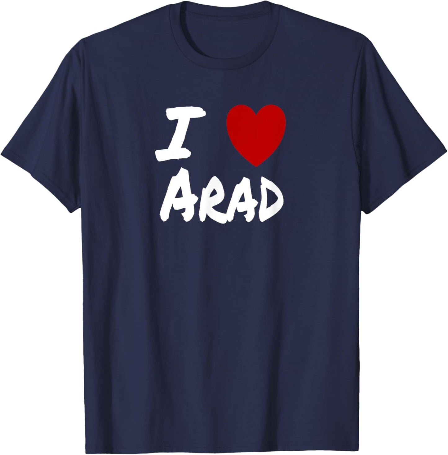 I Heart (Love) Arad Travel Vacation Tourism Romania T-Shirt - T-Shirt | Navy
