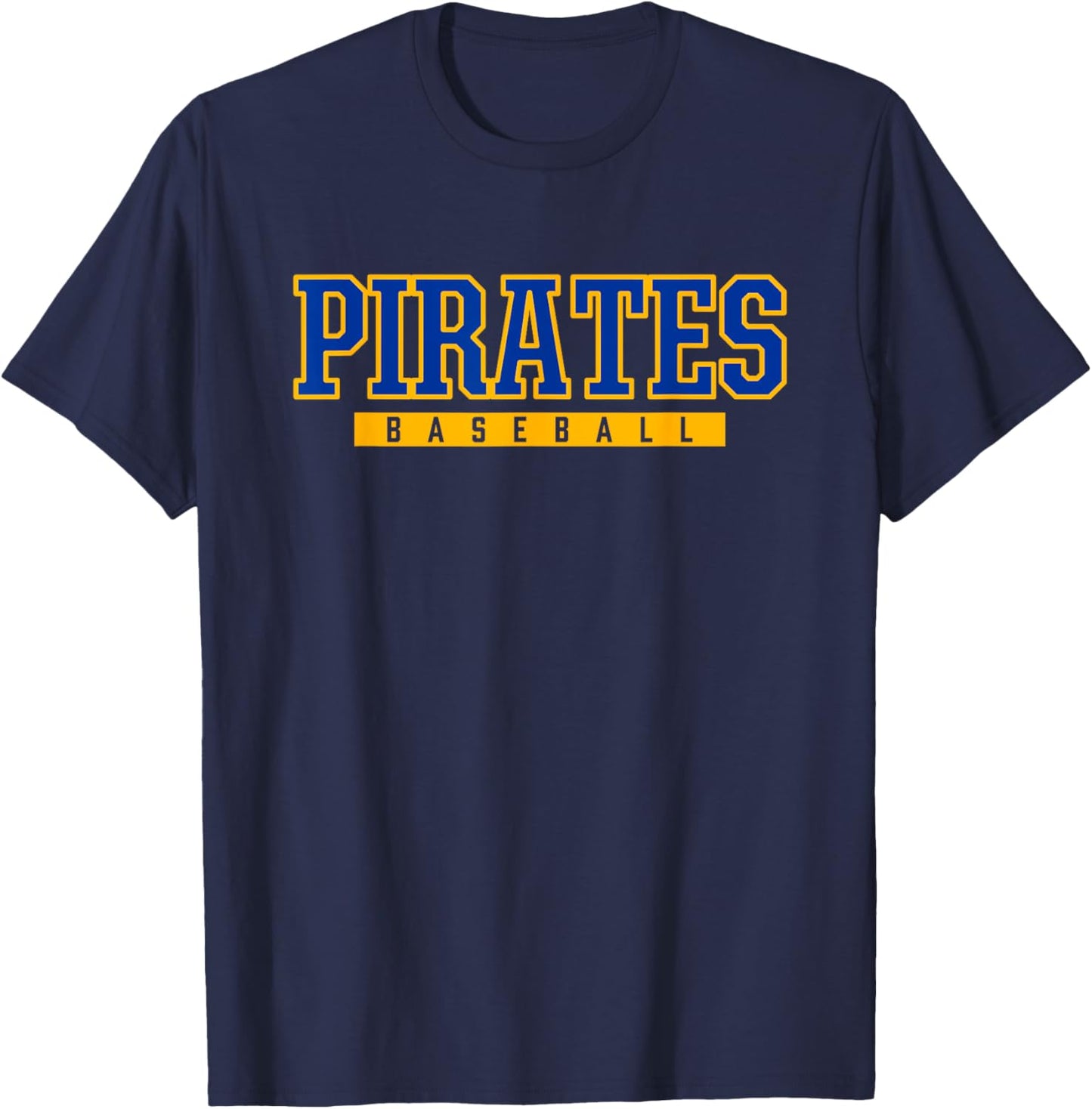 Fernandina Beach Pirates Baseball T-Shirt - T-Shirt | Navy