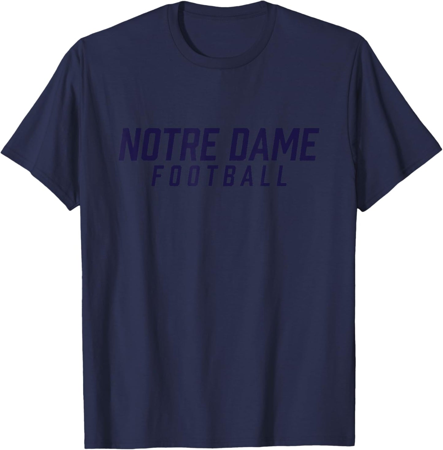 Notre Dame High School Football Team T-Shirt - T-Shirt | Navy