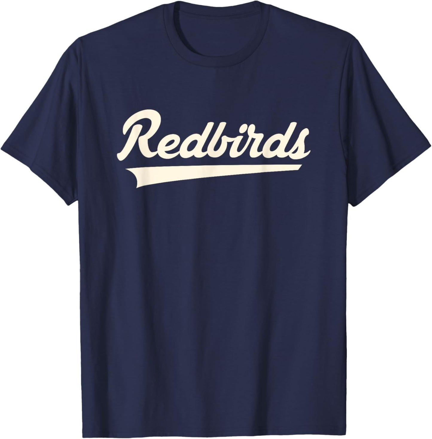 Redbirds Alton Vintage Swoosh HS T-Shirt - T-Shirt | Navy