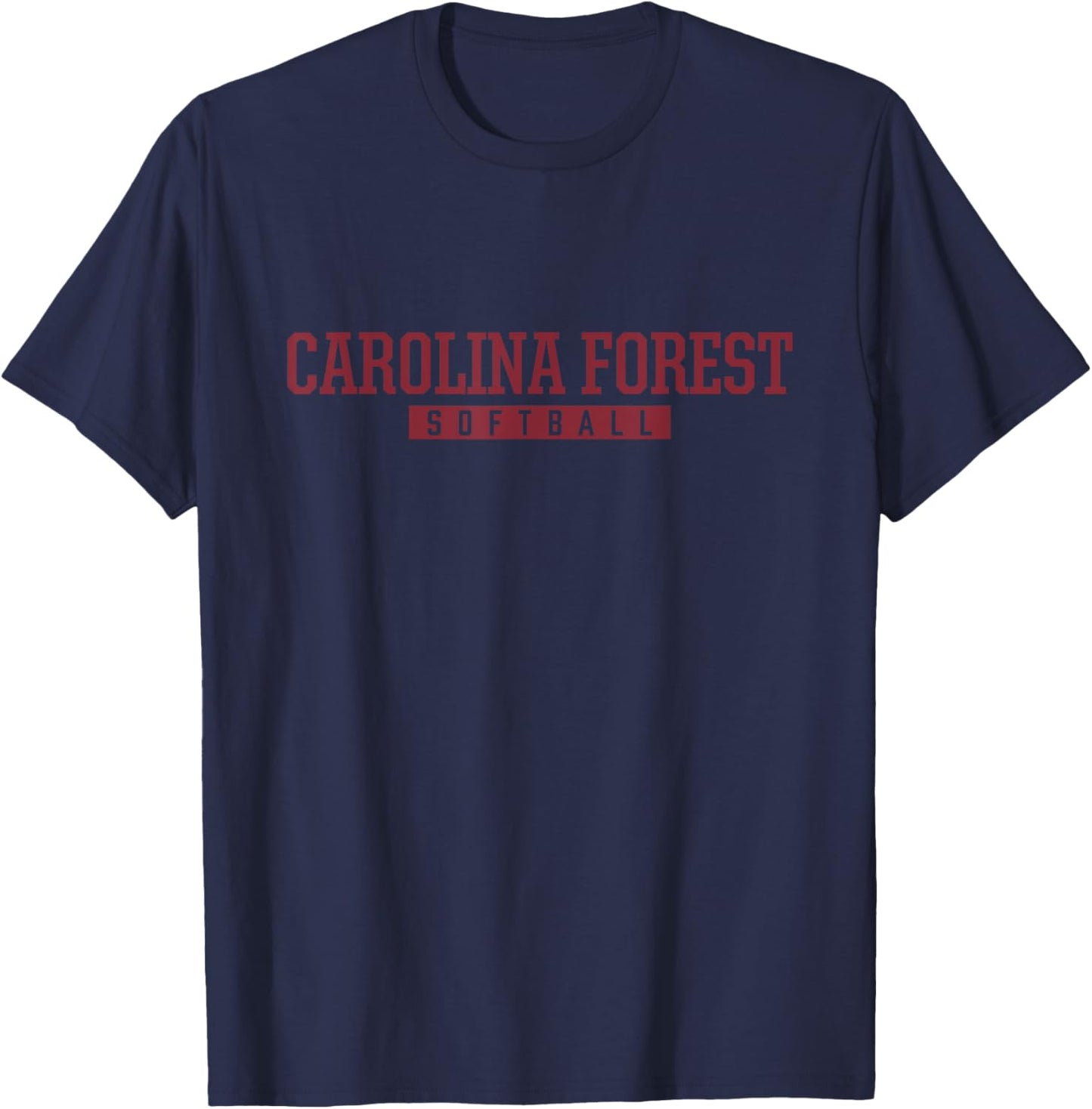 Carolina Forest High School Softball T-Shirt - T-Shirt | Navy