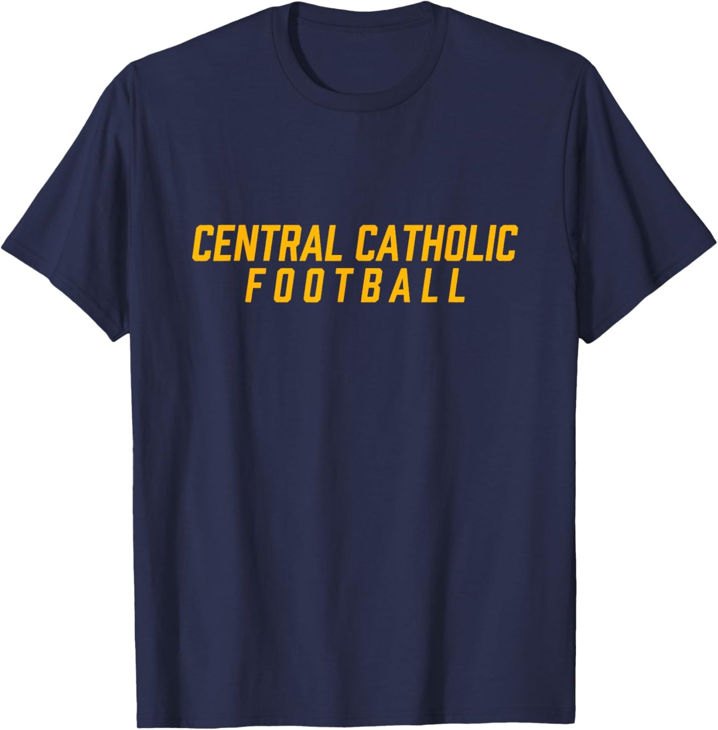 Central Catholic High School Football Team T-Shirt - T-Shirt | Navy