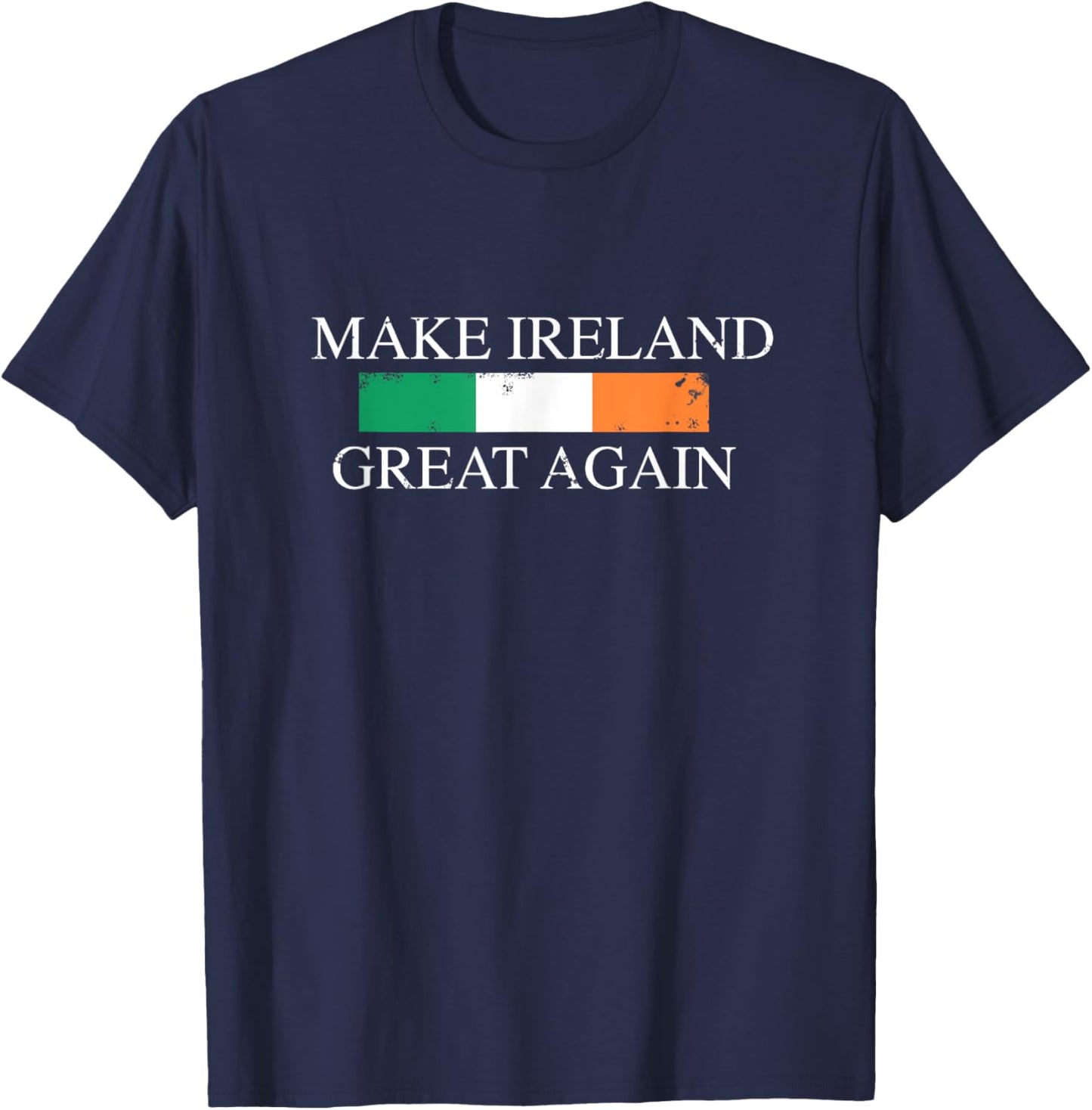 Libertas -Adults Irish Themed , Black, Small, Short Sleeve T-Shirt - T-Shirt | Navy
