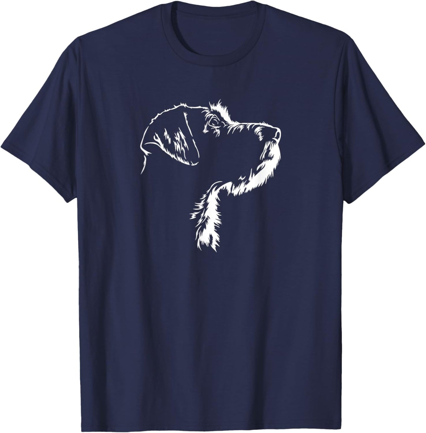 Proud Wirehaired Vizsla portrait dog mom Vizsla hunting dog Women T-Shirt - T-Shirt | Navy