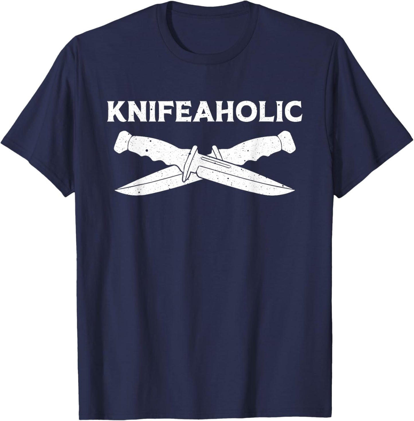 Knife Collector Art Women Knife Lover Knife Collecor T-Shirt - T-Shirt | Navy
