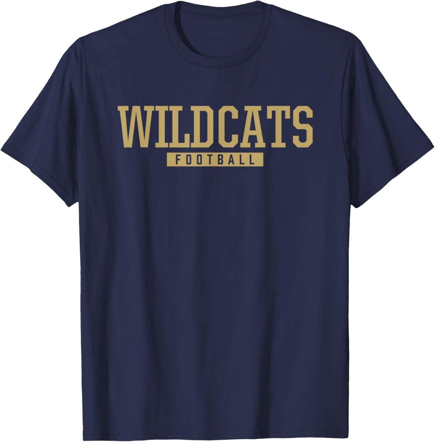 Whitney Wildcats Football HS T-Shirt - T-Shirt | Navy
