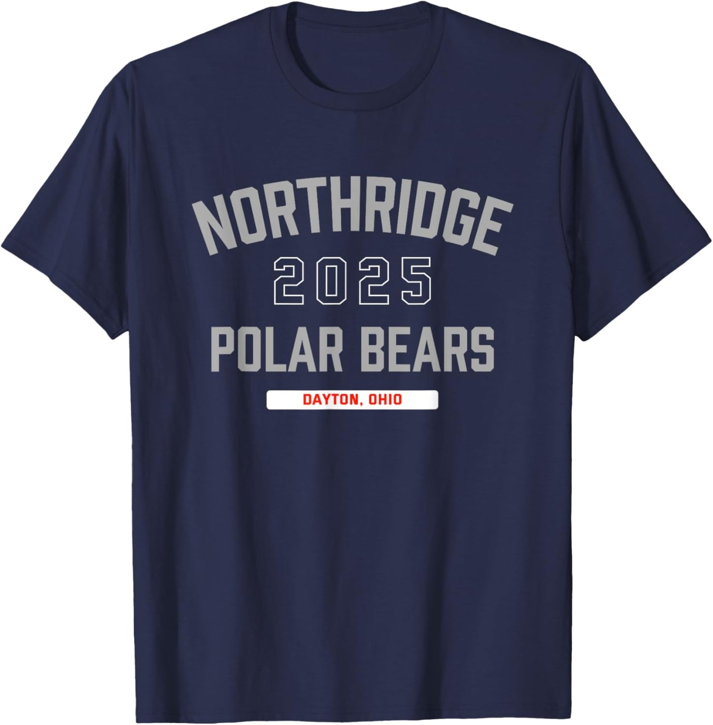 Northridge Polar Bears Dayton, Ohio 2025 T-Shirt - T-Shirt | Navy