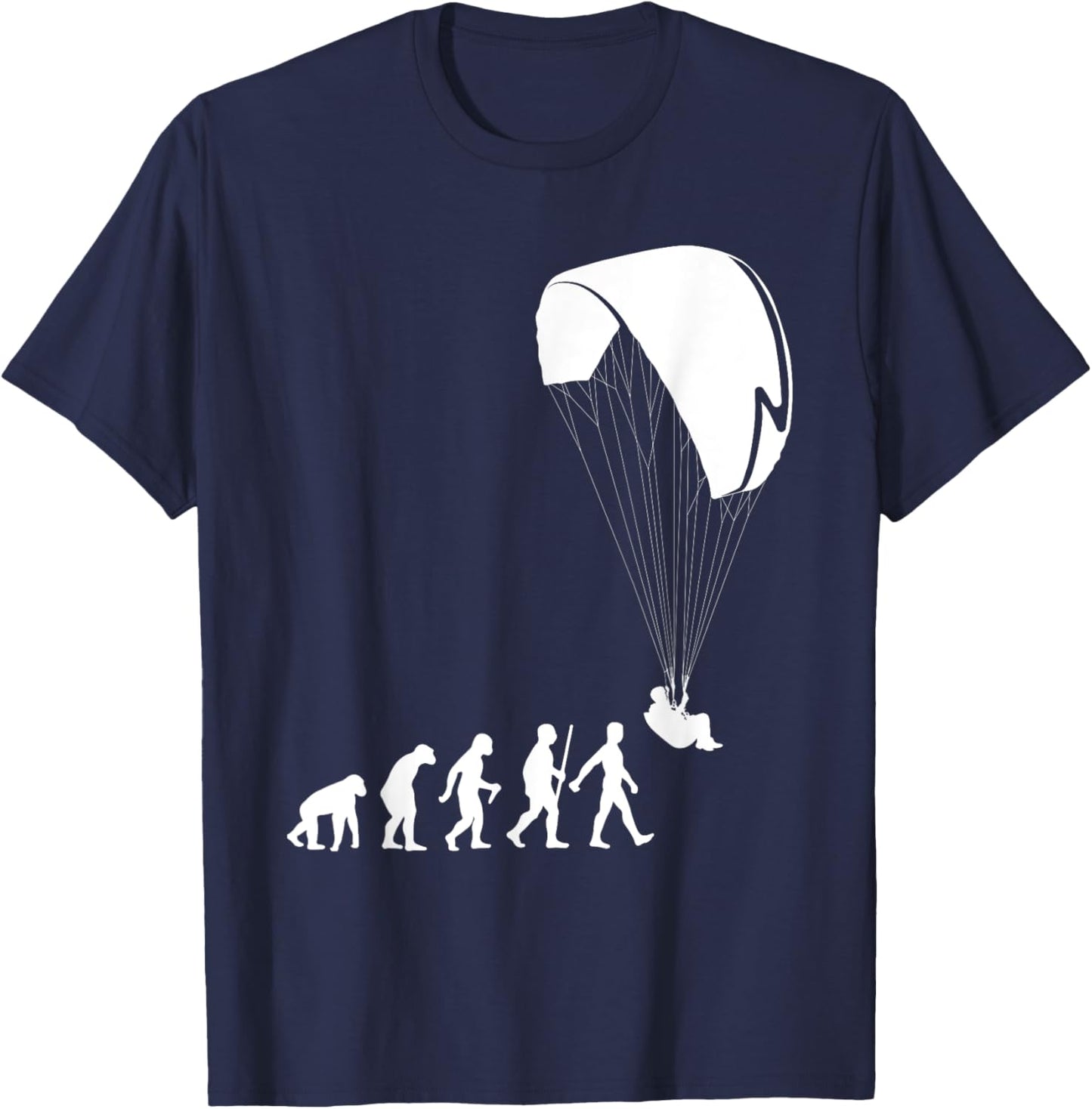 Cool Paragliding Design Women Paramotor Paraglider T-Shirt - T-Shirt | Navy