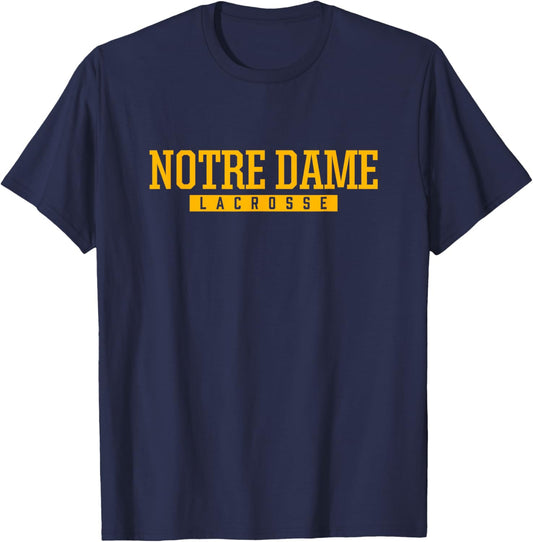 Notre Dame High School Lacrosse T-Shirt - T-Shirt | Navy