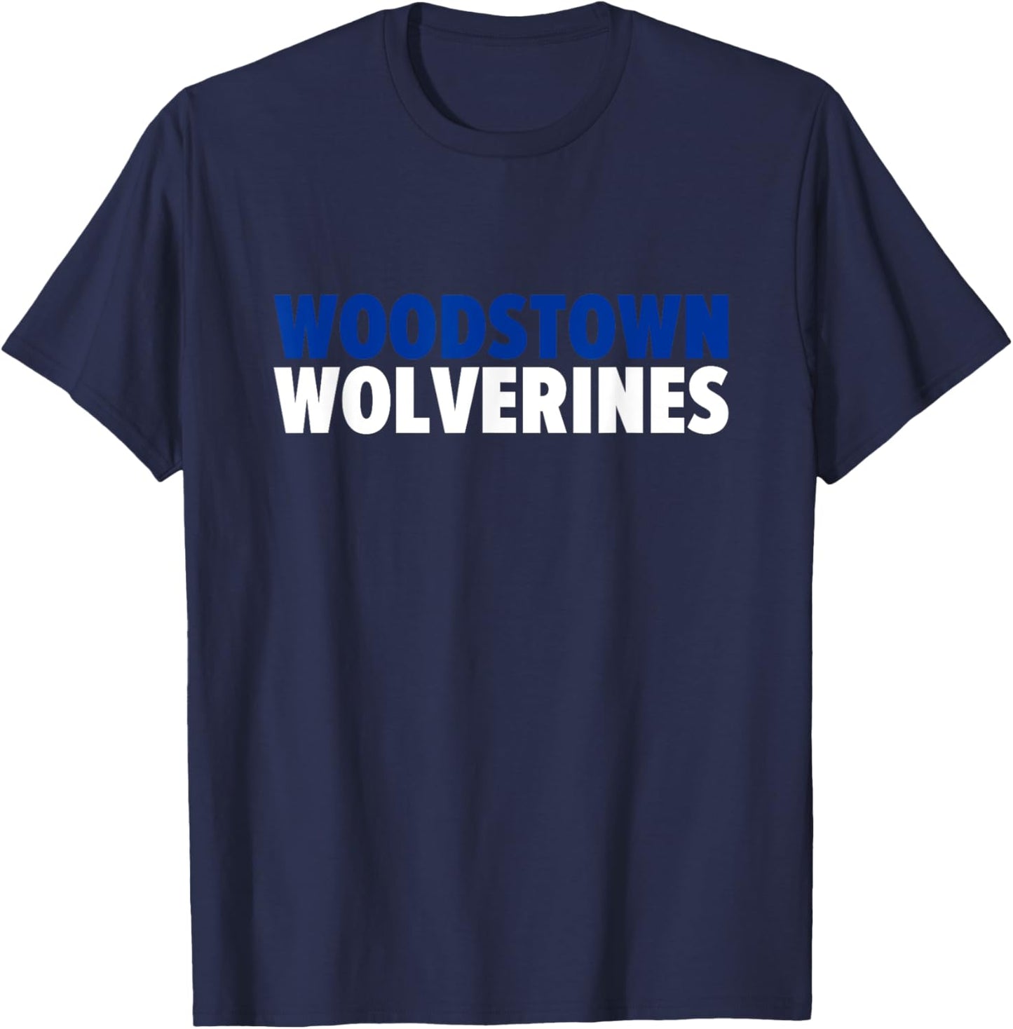 Woodstown Wolverines Bold T-Shirt - T-Shirt | Navy