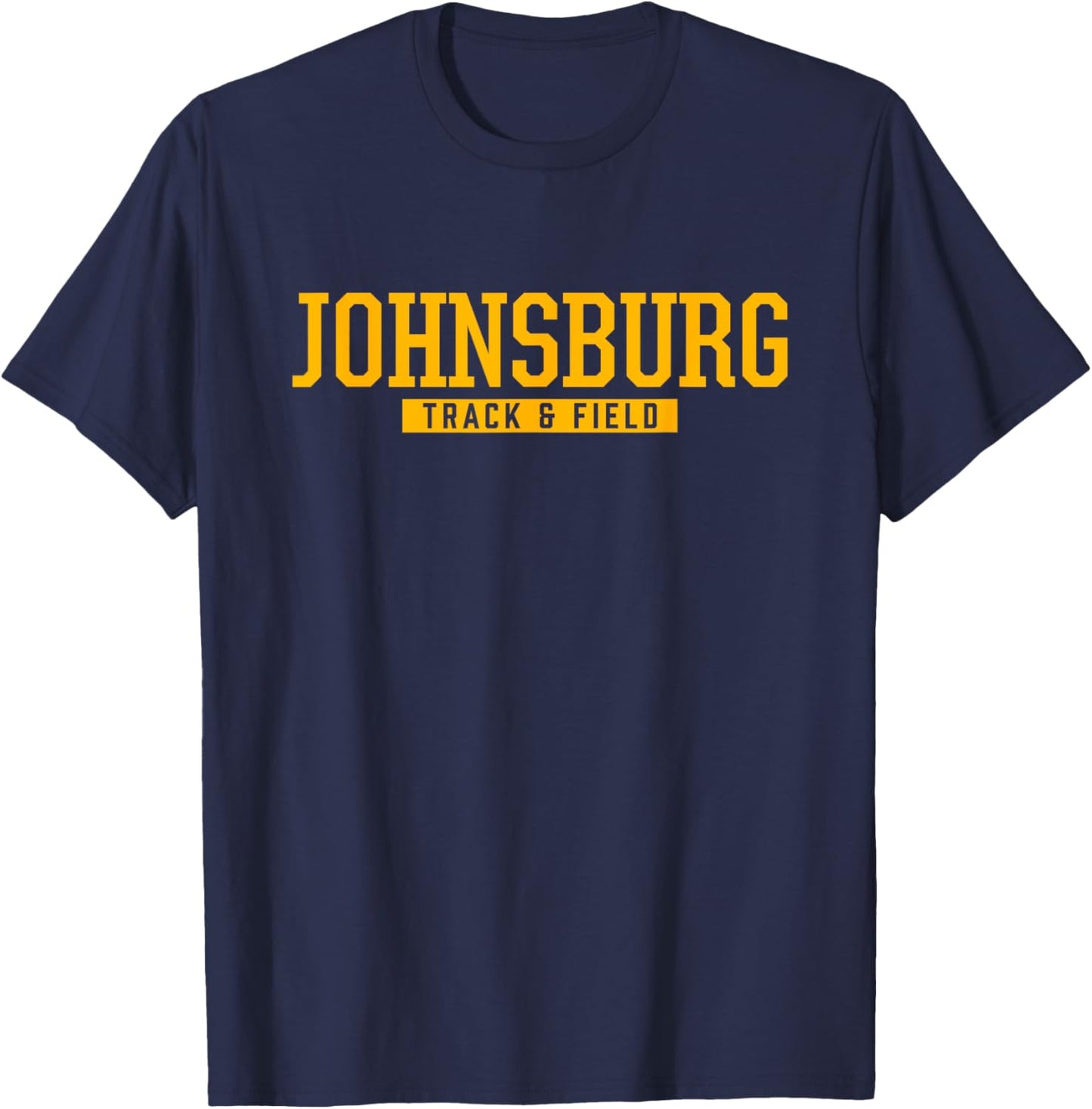 Johnsburg High School Track & Field T-Shirt - T-Shirt | Navy