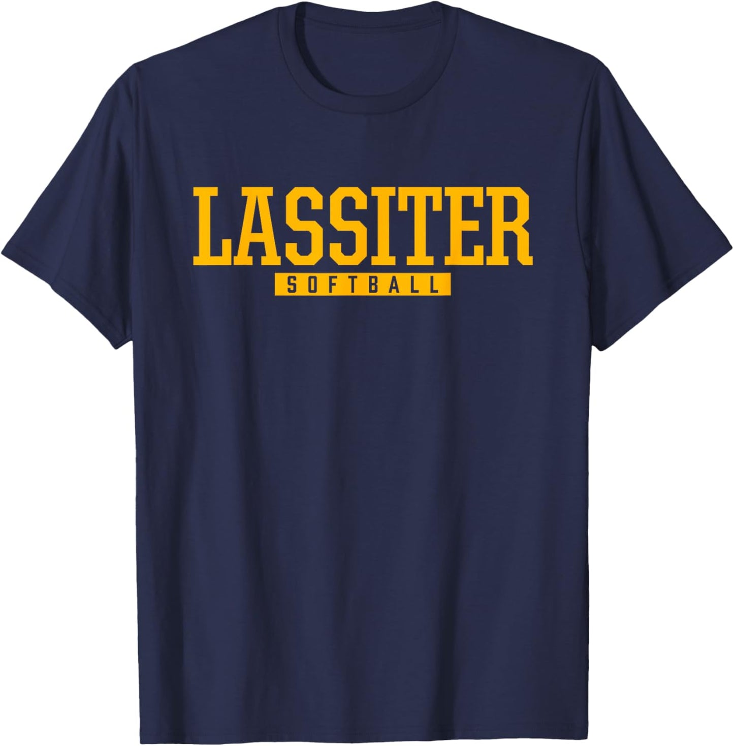 Lassiter High School Softball T-Shirt - T-Shirt | Navy