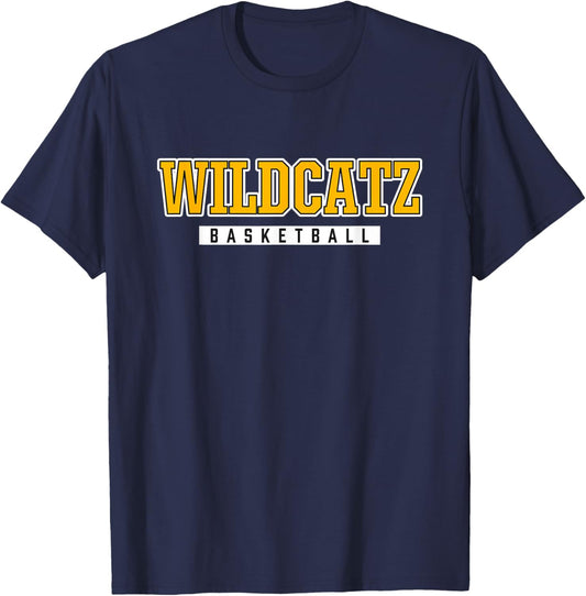 Wildcatz Basketball Watsonville High School T-Shirt - T-Shirt | Navy
